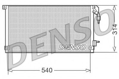 Конденсатор, кондиционер DENSO купить