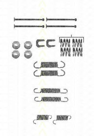Комплектующие, тормозная колодка TRISCAN купить