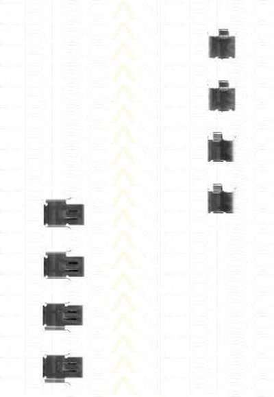 Комплектующие, колодки дискового тормоза TRISCAN купить
