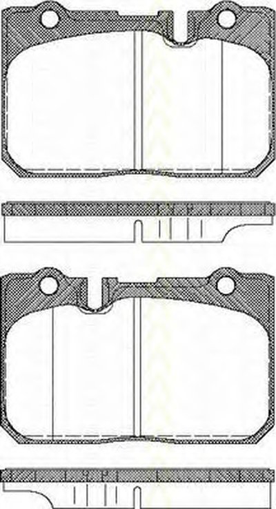 Комплект тормозных колодок, дисковый тормоз TRISCAN купить