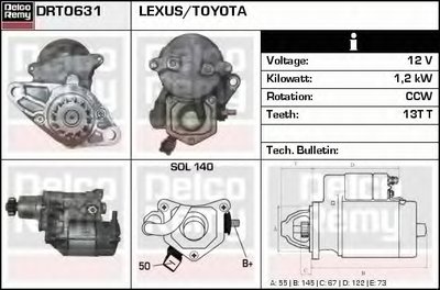 Стартер Remanufactured REMY (Light Duty) DELCO REMY купить