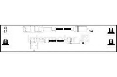 Комплект проводов зажигания Intermotor STANDARD купить