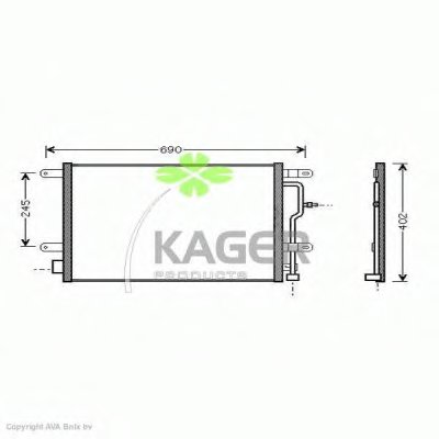 Конденсатор, кондиционер KAGER купить