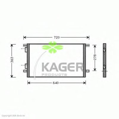 Конденсатор, кондиционер KAGER купить