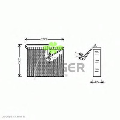 Испаритель, кондиционер KAGER купить