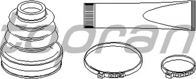 Комплект пылника, приводной вал TOPRAN купить