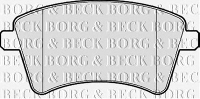 BBP2152 BORG & BECK - Гальмівні колодки до дисків