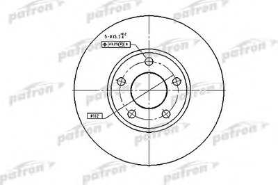 Тормозной диск PATRON купить