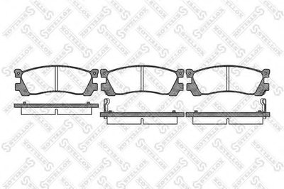 Тормозные колодки задние (13.0mm) Mazda 929 2.0,2.2,2.2i,3.0 87-91;Xedos 9