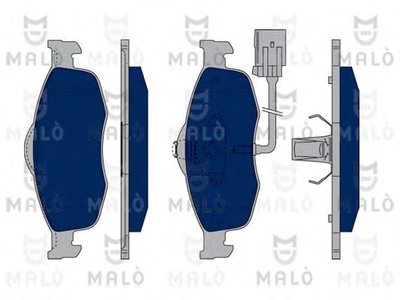 Комплект тормозных колодок, дисковый тормоз MALÒ купить