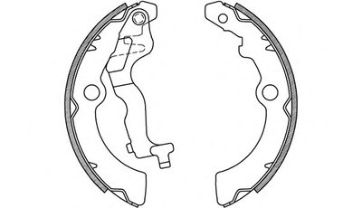 Комплект тормозных колодок ADVANCE OPEN PARTS купить