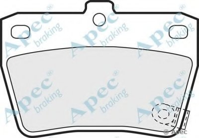 Комплект тормозных колодок, дисковый тормоз APEC braking купить