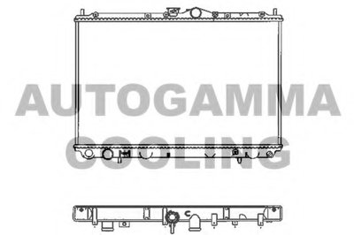 Радиатор, охлаждение двигателя AUTOGAMMA купить