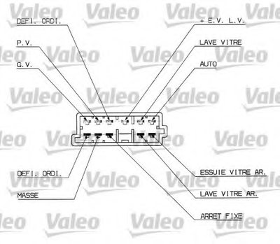 Выключатель на колонке рулевого управления VALEO купить