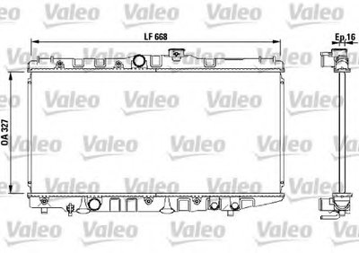 Радиатор, охлаждение двигателя VALEO купить