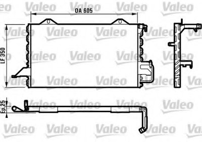 Конденсатор, кондиционер VALEO купить