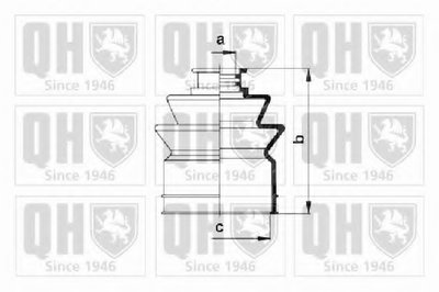 Комплект пылника, приводной вал QUINTON HAZELL купить