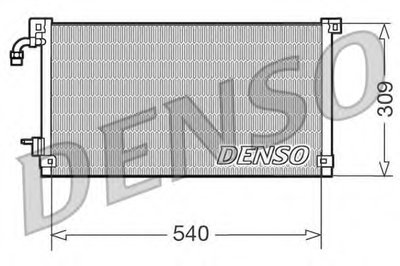 Конденсатор, кондиционер DENSO купить