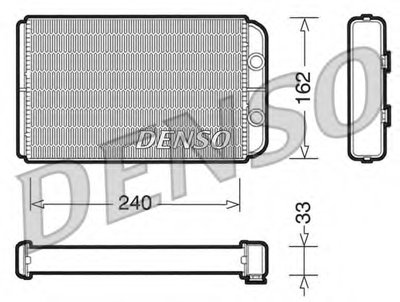 Теплообменник, отопление салона DENSO купить