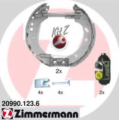 Комплект тормозных колодок KIT Z ZIMMERMANN купить