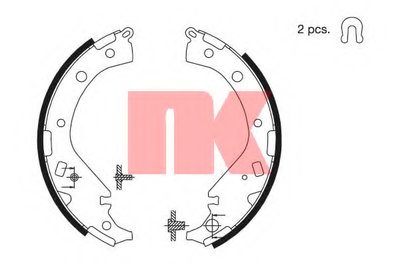 Комплект тормозных колодок NK купить