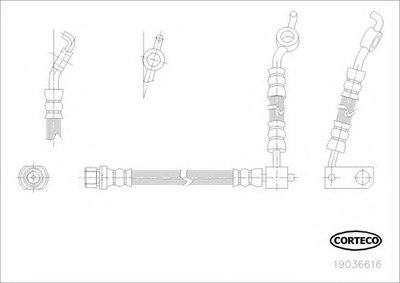 Тормозной шланг CORTECO купить