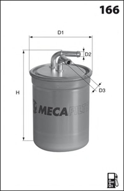 Топливный фильтр MECAFILTER MECAFILTER купить