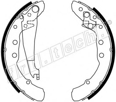 Комплект тормозных колодок fri.tech. купить