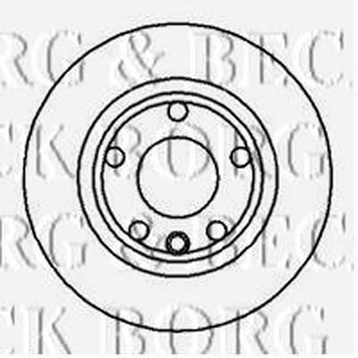 Тормозной диск BORG & BECK купить