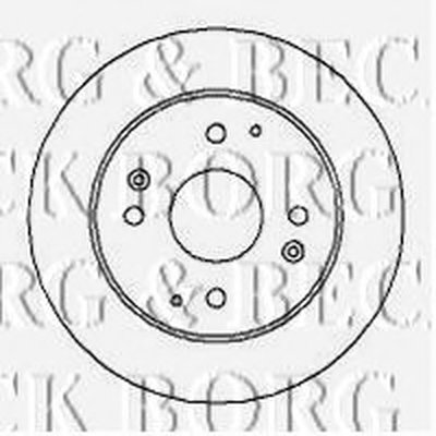 Тормозной диск BORG & BECK купить