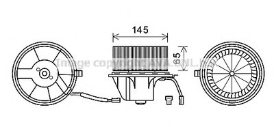 Электродвигатель, вентиляция салона AVA QUALITY COOLING купить