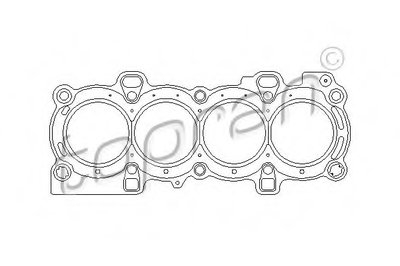 Прокладка, головка цилиндра TOPRAN купить
