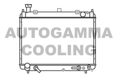 Радиатор, охлаждение двигателя AUTOGAMMA купить
