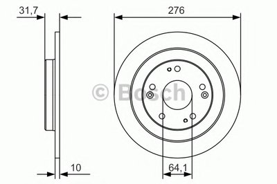 Тормозной диск BOSCH купить