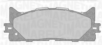 Комплект тормозных колодок, дисковый тормоз MAGNETI MARELLI купить