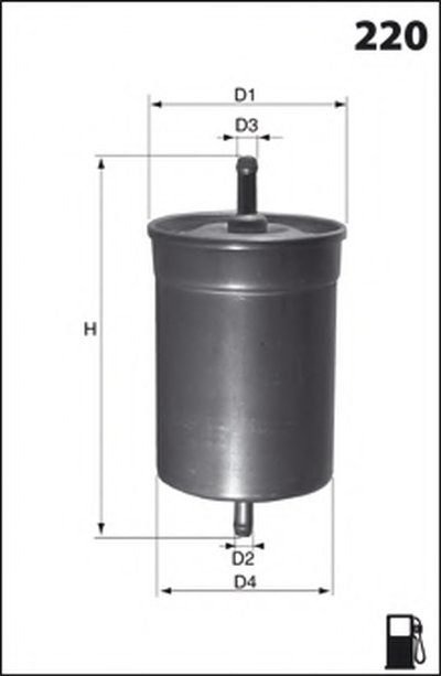 Фильтр топливный (MFFN210) MASUMA