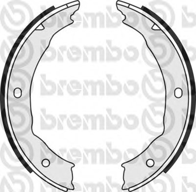 Комплект тормозных колодок, стояночная тормозная система BREMBO купить