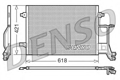 Конденсатор, кондиционер DENSO купить