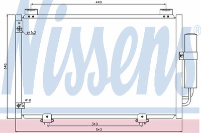 Конденсатор, кондиционер NISSENS купить