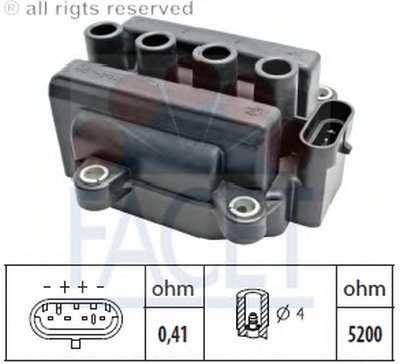 Катушка зажигания FACET купить