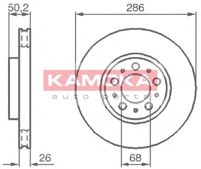 Тормозной диск KAMOKA KAMOKA купить