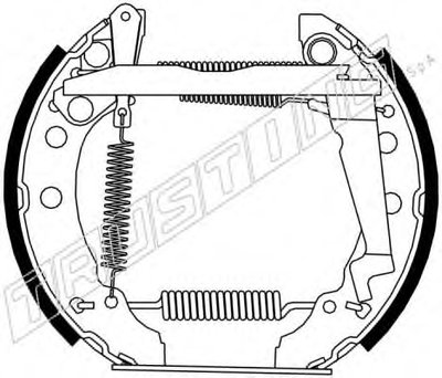 Комплект тормозных колодок FAST KIT TRUSTING купить