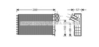 Теплообменник, отопление салона AVA QUALITY COOLING купить