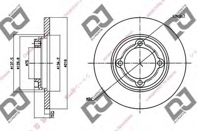 Тормозной диск DJ PARTS купить