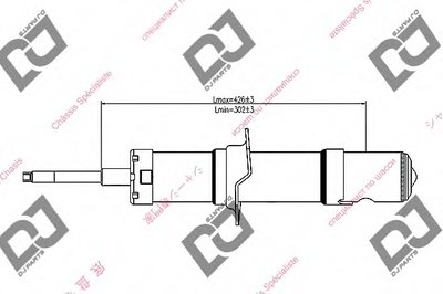 Амортизатор DJ PARTS купить