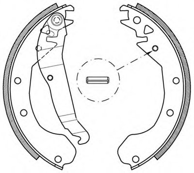 Комплект тормозных колодок ADVANCE OPEN PARTS купить