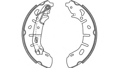 Комплект тормозных колодок ADVANCE OPEN PARTS купить