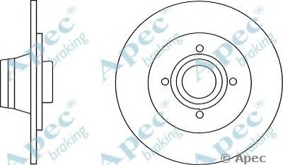 Тормозной диск APEC braking купить