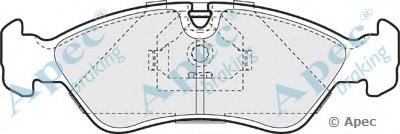 Комплект тормозных колодок, дисковый тормоз APEC braking купить