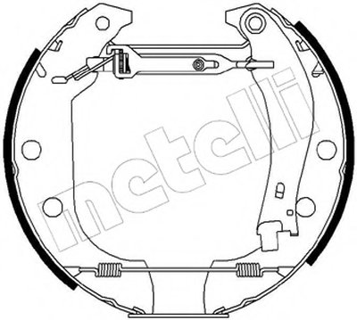 Комплект тормозных колодок Kit premounted METELLI купить